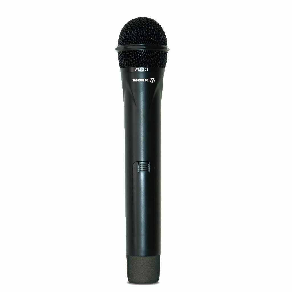 זוג מיקרופונים עם מקלט אלחוטי Work Pro WR 204/1